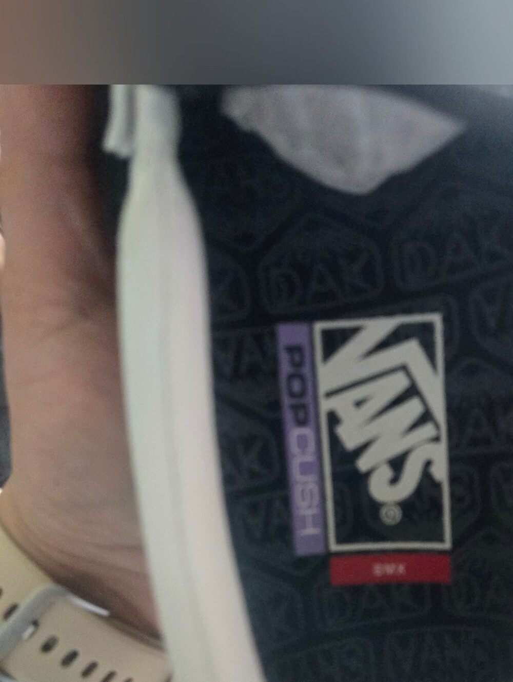 Vans X BMX SLIP-ON Men's Size 6.5 Black and White 1026 - Picture 3 of 5